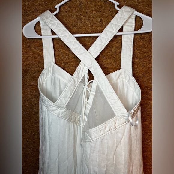 Rag & Bone Sabine Midi Dress in Marshmallow Size 6 - Picture 10 of 14